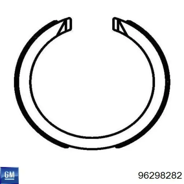 Колодки стояночного тормоза Delphi LS2169
