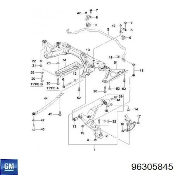  General Motors 96305845 цена, от 2.21 USD