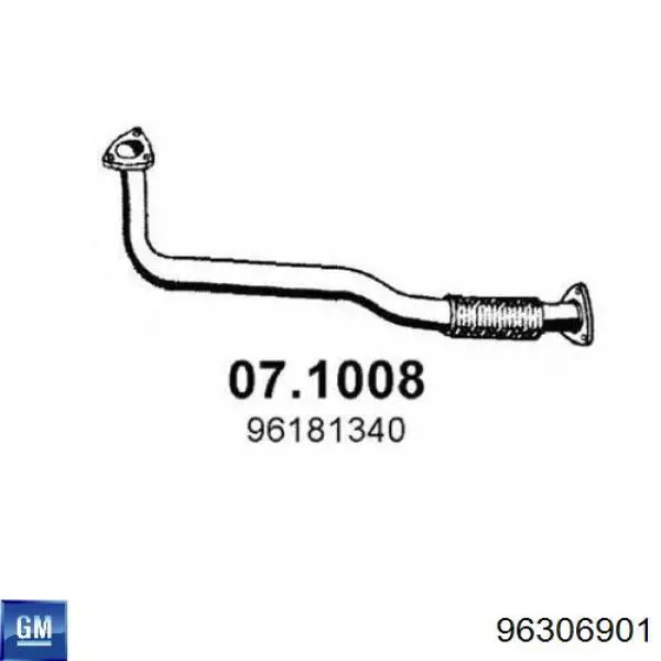 Трубы приемные (штаны) General Motors 96348644 цена, от 58.39 USD