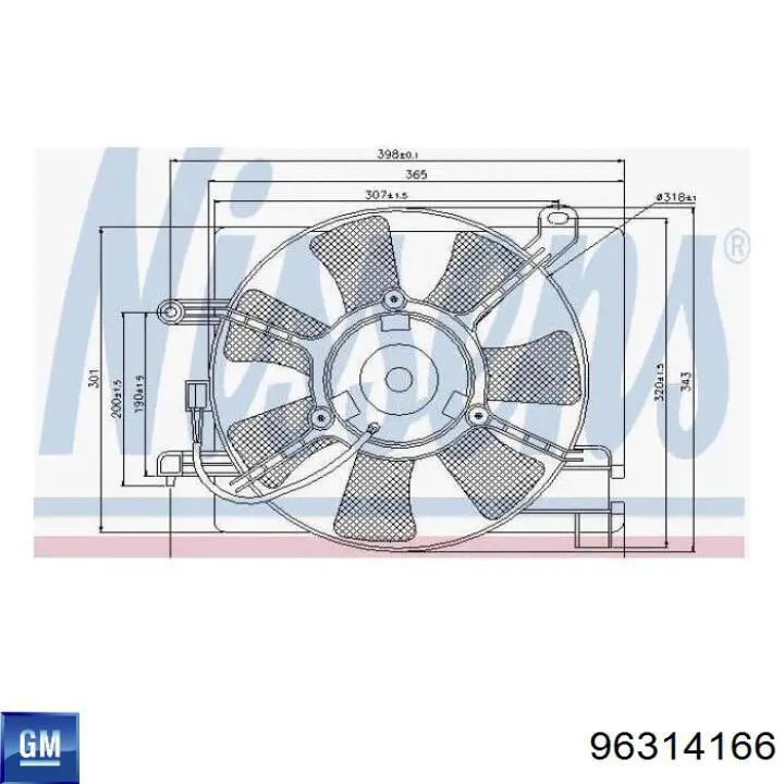 Купить 96314166 General Motors Радиатор системы охлаждения кондиционера