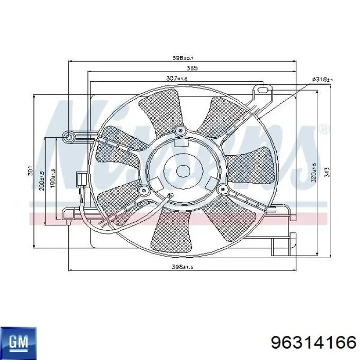 Конденсатор кондиционера General Motors 96314166 цена, от 31.67 USD