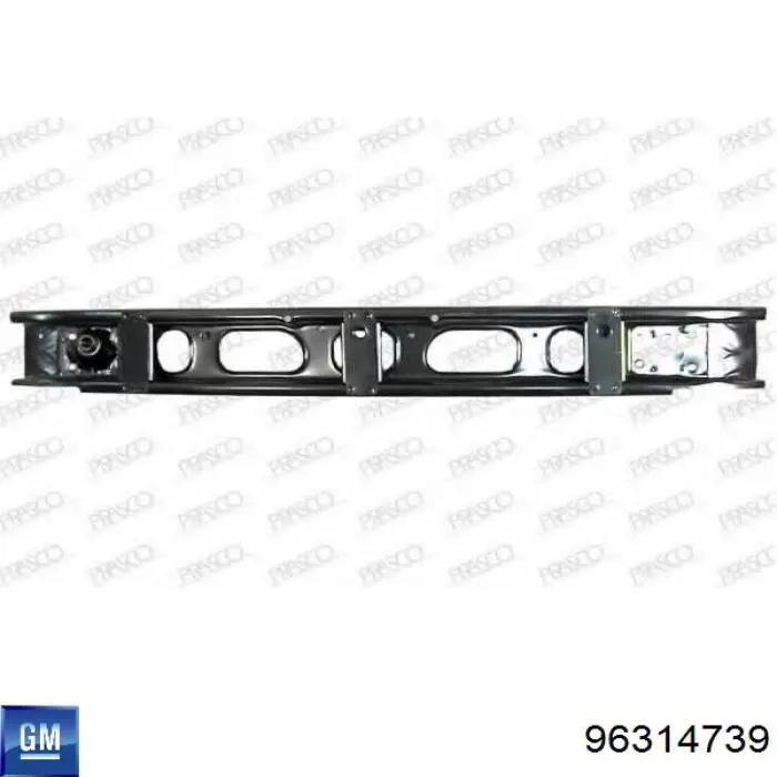 Усилитель переднего бампера 200141940 Tempest