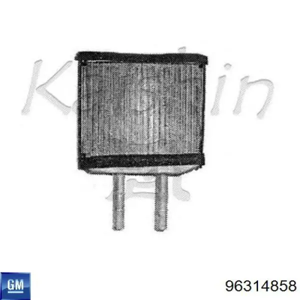 Радиатор печки 96314858 General Motors