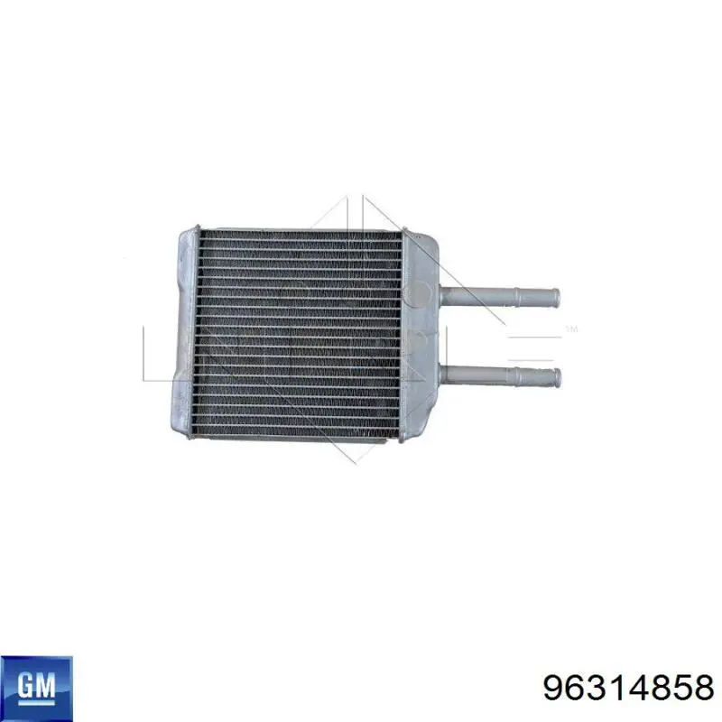 Купить 96314858 General Motors Радиатор печки