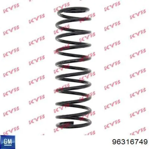 Передняя пружина 96316749 General Motors