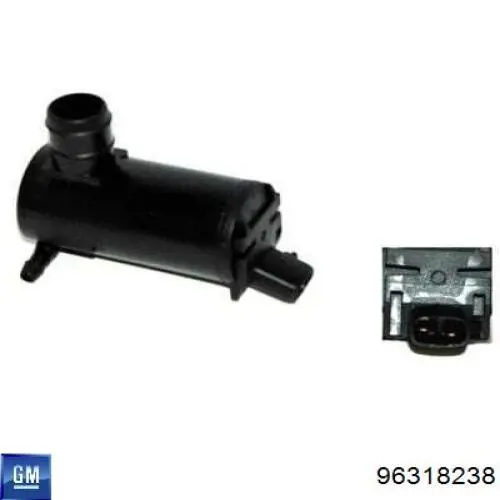 96318238 General Motors Мотор омывателя лобового стекла