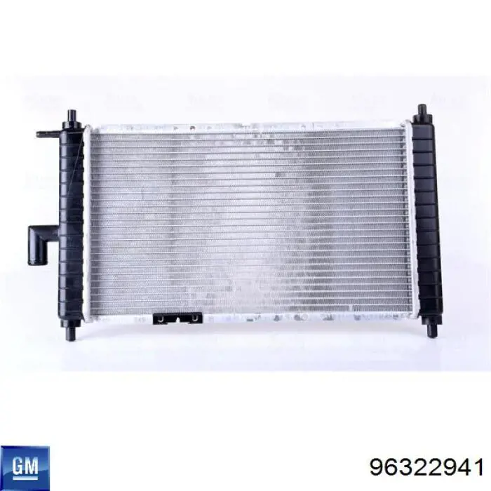 Радиатор охлаждения двигателя General Motors 96322941