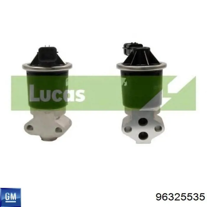 Клапан EGR, рециркуляции газов General Motors 96325535