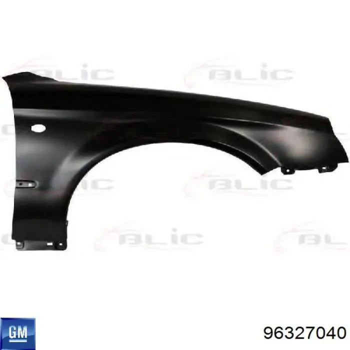 Боковая часть передняя правая Chevrolet Evanda седан (V200) (2003 - 2006) цена, от 102.61 USD