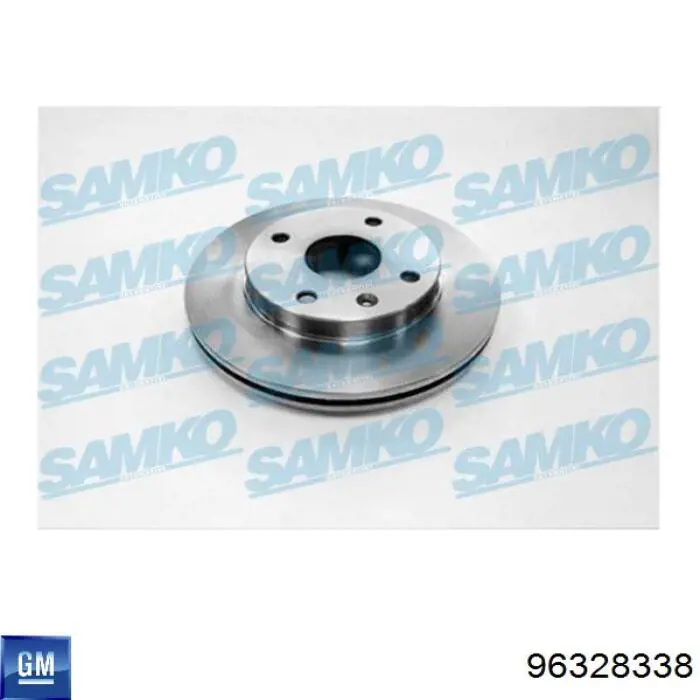 Тормоз дисковый передний General Motors 96328338 цена, от 35.43 USD