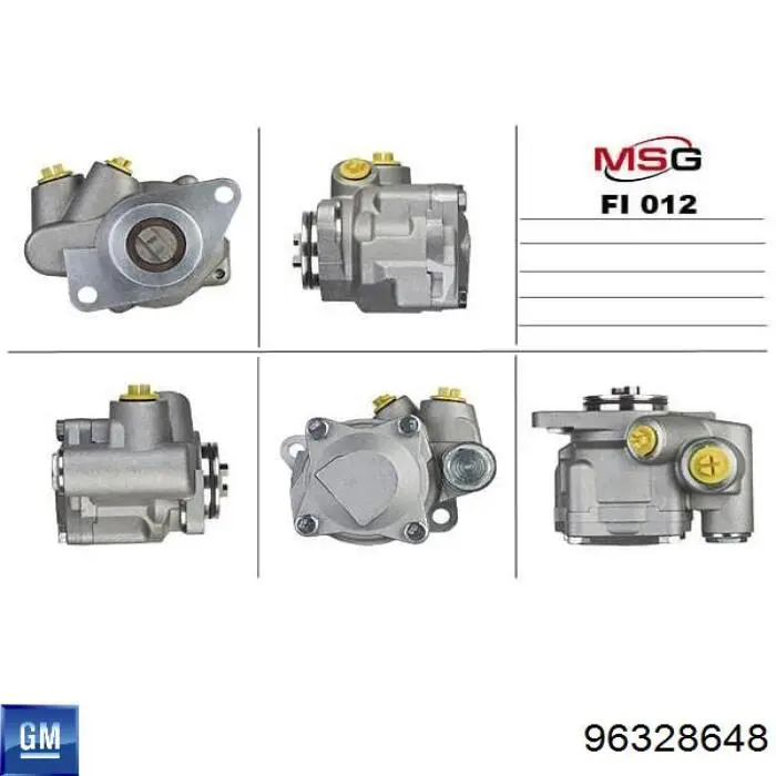 Насос ГУР 95949748 General Motors