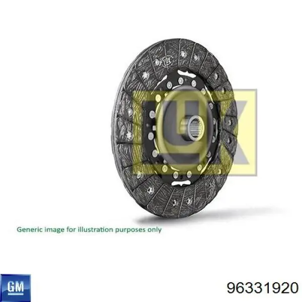 96183203 General Motors Диск сцепления ведомый