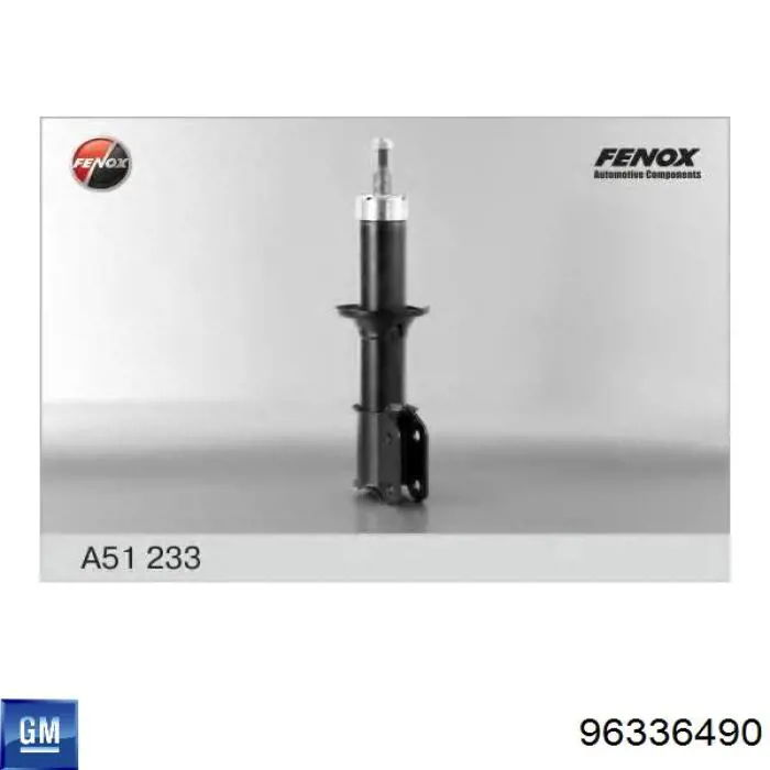 Амортизатор подвески передний левый General Motors 96336490 цена, от 38.82 USD
