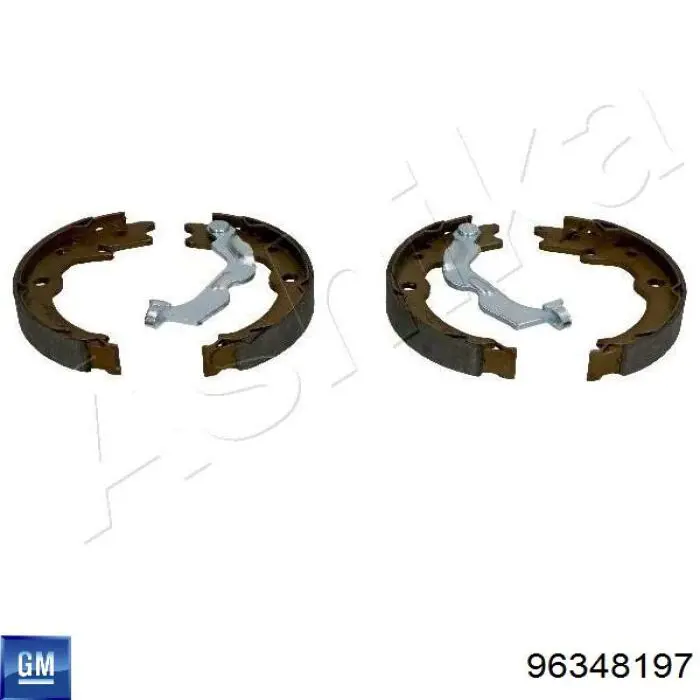 Купить 96348197 General Motors Колодки ручника/стояночного тормоза