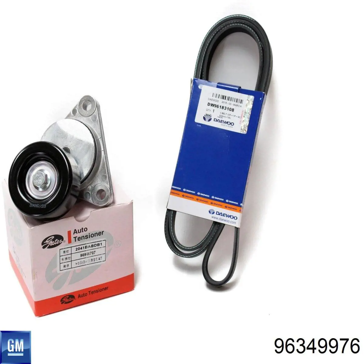 Tensor de correa, correa poli V Chevrolet Kalos