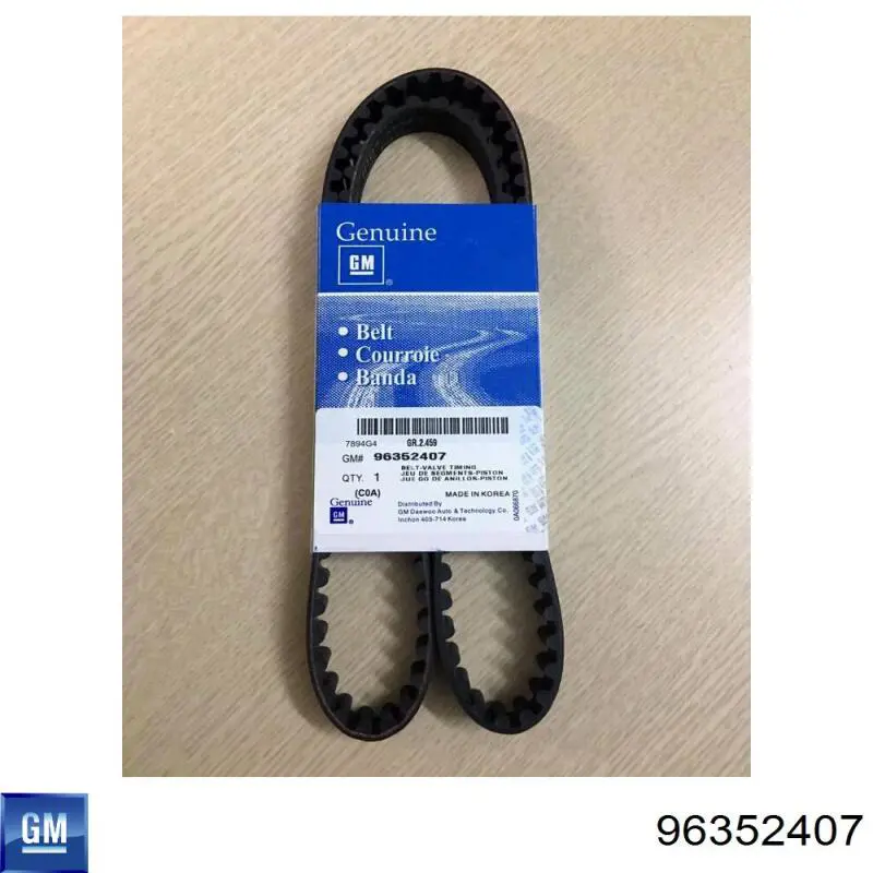 Ремень ГРМ 96352407 General Motors