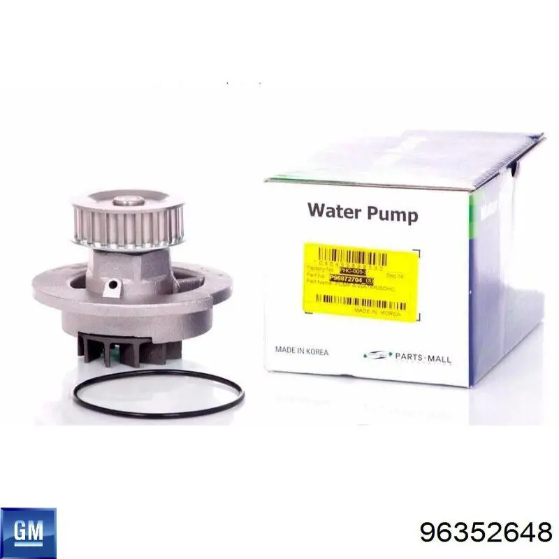 Помпа охлаждения General Motors 96352648 цена, от 19.75 USD