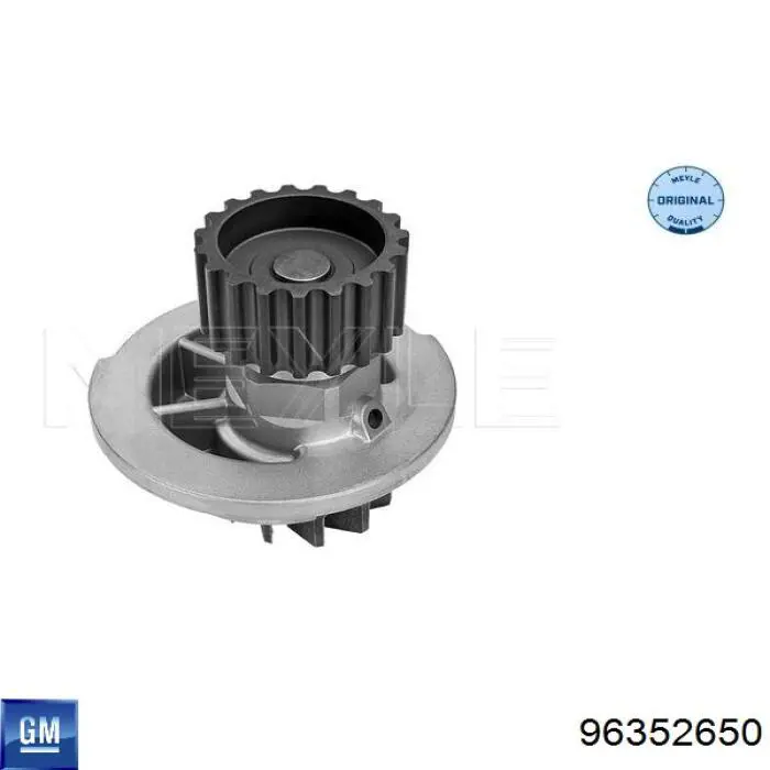 Водяной насос General Motors 96352650