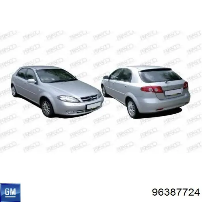 Задняя левая внешняя фара General Motors 96387724 цена, от 31.63 USD