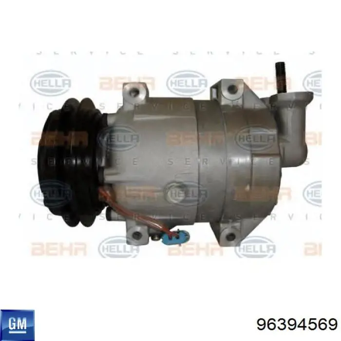 Компрессор системы кондиционирования General Motors 96394569 цена, от 197.32 USD