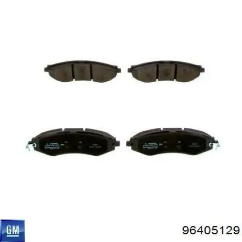 Колодки General Motors 96405129 цена, от 30.32 USD