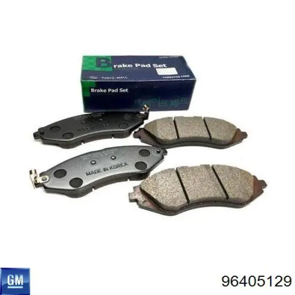 Купить 96405129 General Motors Колодки тормозные