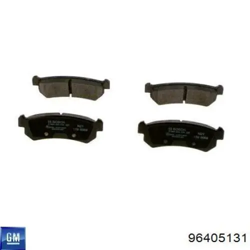 Колодки дисковые  General Motors 96405131 цена, от 14.73 USD
