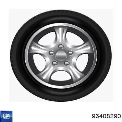 96408290 General Motors Проставка (резиновое кольцо) пружины задней нижняя