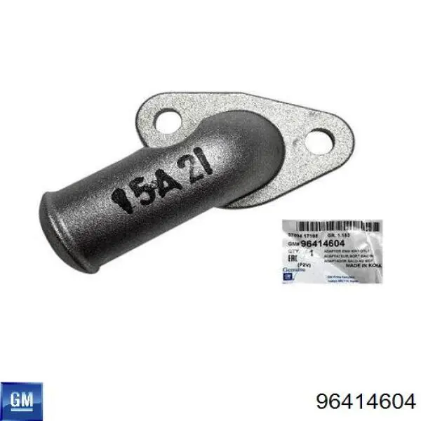 96414604 General Motors flange do sistema de esfriamento (união em t)