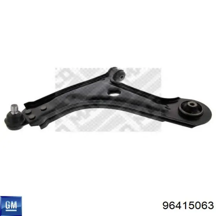 Рычаг передней подвески левый 96415063 General Motors