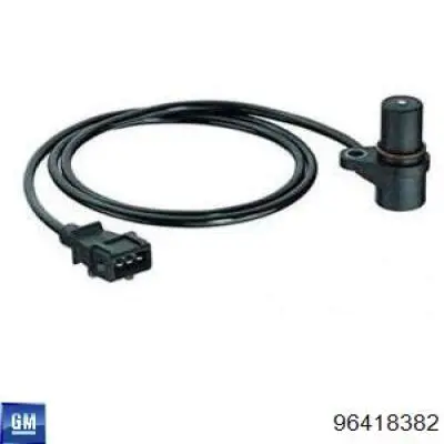 Sensor de posición del cigüeñal 96418382 General Motors