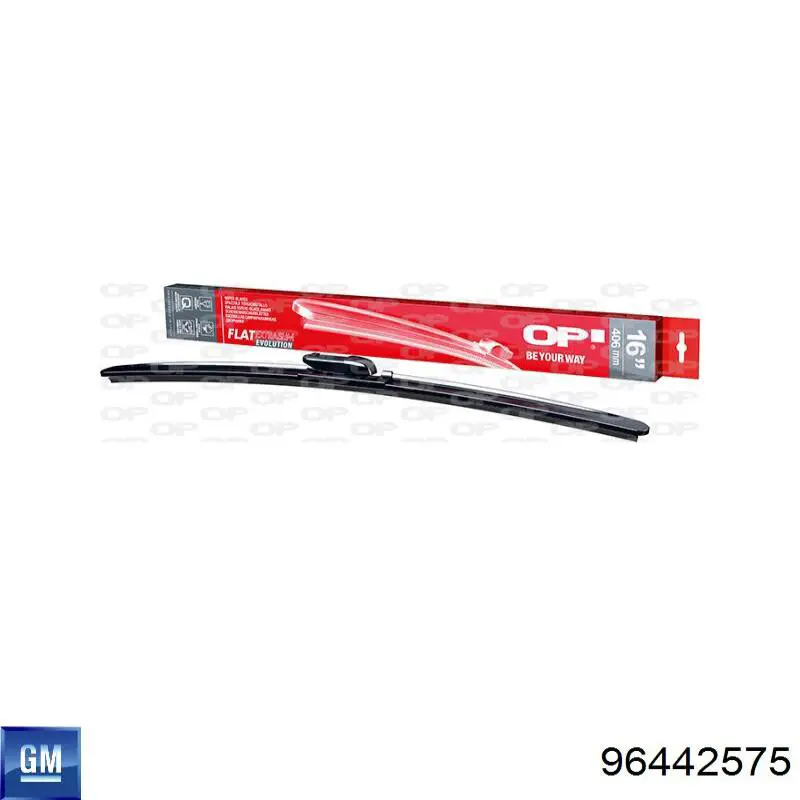 Щетка-дворник лобового стекла водительская 96442575 General Motors