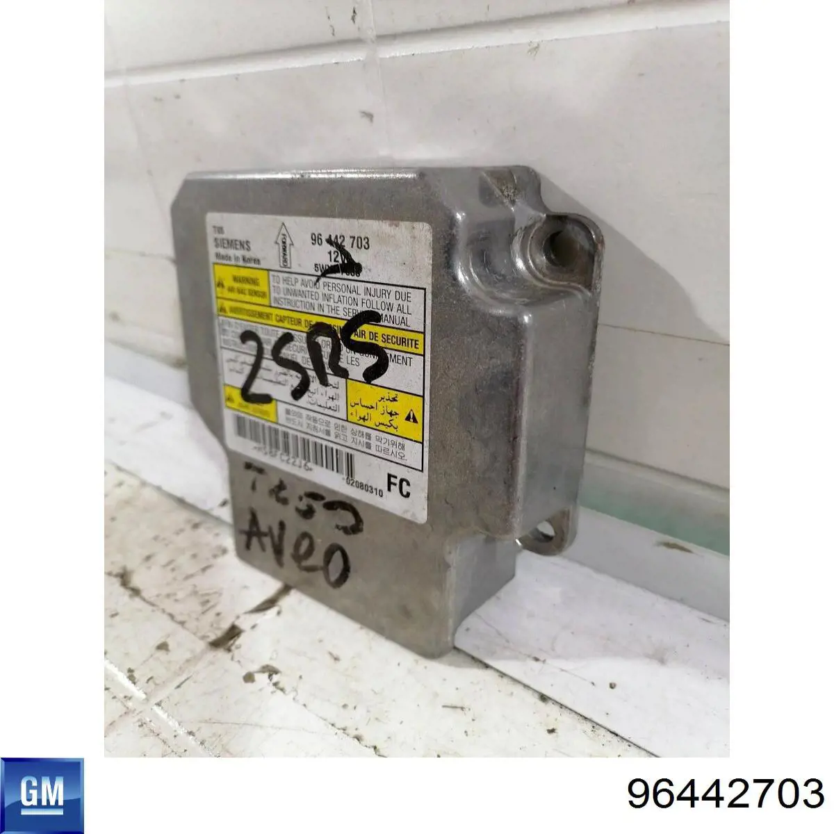 96442703 General Motors Блок управления airbag