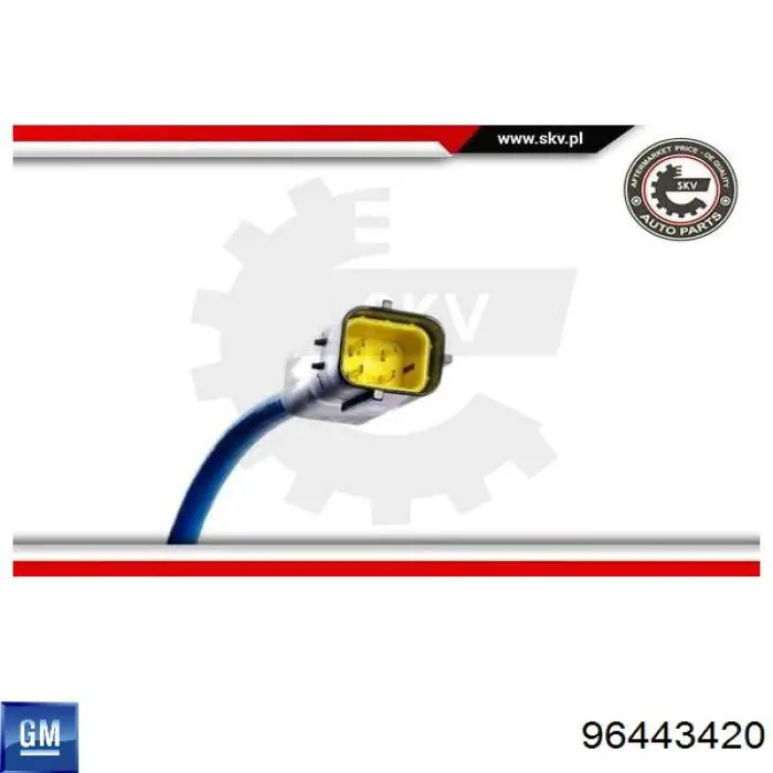 Купить 96443420 General Motors Датчик концентрации кислорода