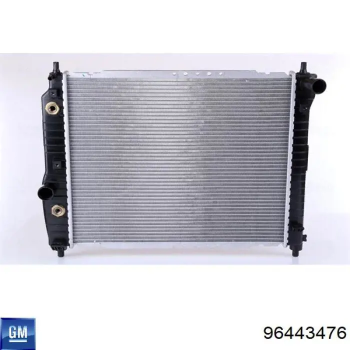 Купить 96443476 General Motors Радиатор водяной