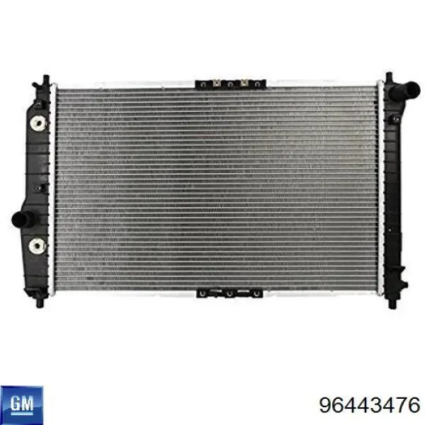 Радиатор охлаждения двигателя General Motors 96443476 цена, от 56.66 USD