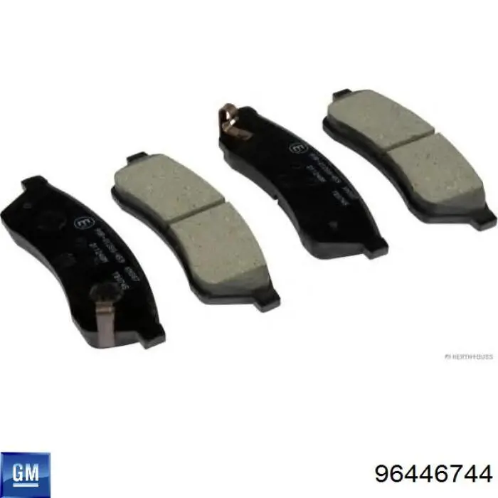 96446744 General Motors Колодки тормозные дисковые комплект