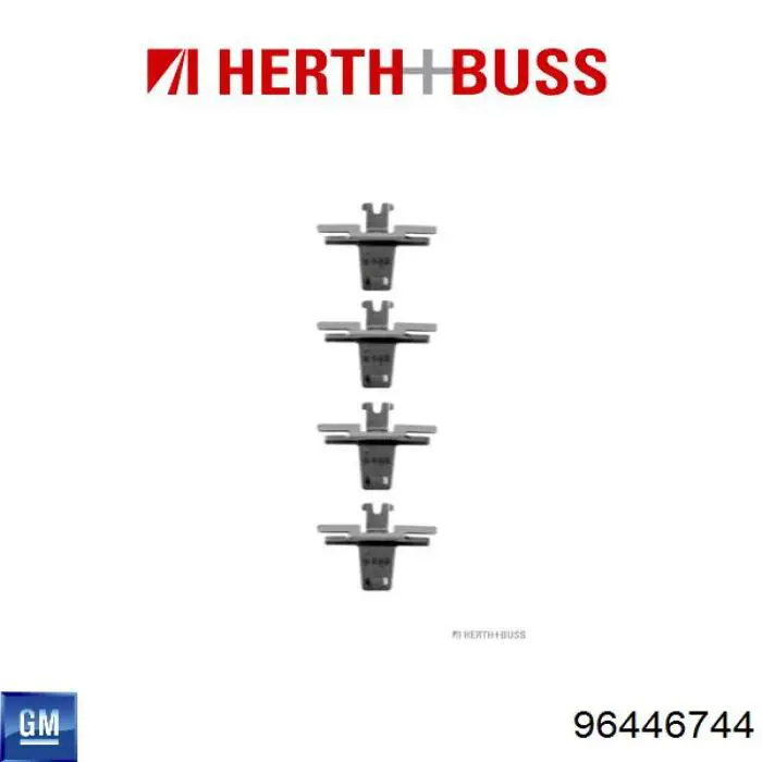 Купить 96446744 General Motors Колодки тормозные задние, дисковые