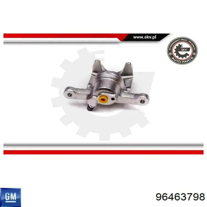 Купить 96463798 General Motors Суппорт задний левый