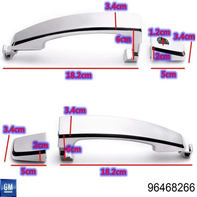 Ручка двери передней наружная Opel 4809269 цена, от 12.65 USD