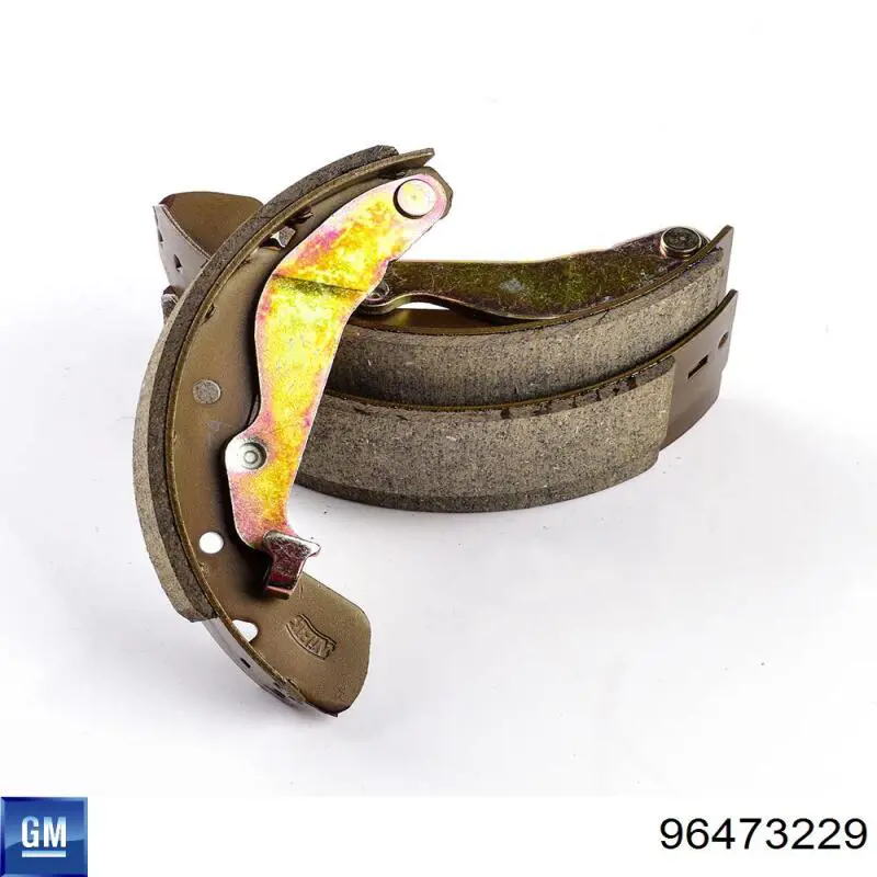 Купить 96473229 General Motors Задние барабанные тормозные колодки