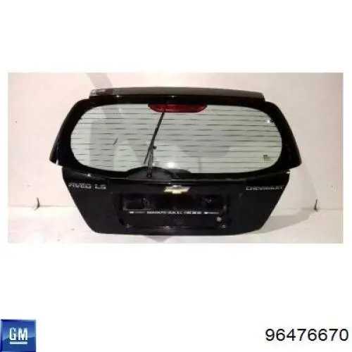 Porta traseira (3ª/5ª porta-malas (tampa de alcapão) para Chevrolet Aveo (T250, T255)