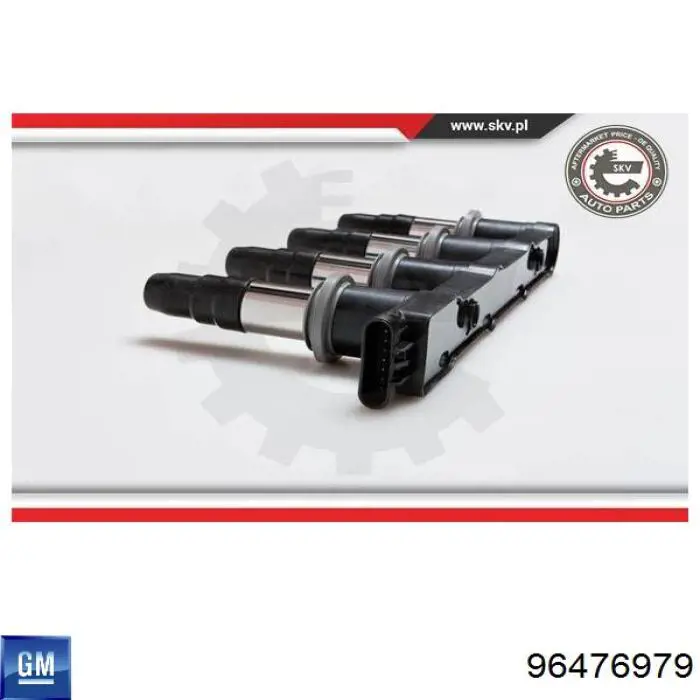 Катушка зажигания 96476979 General Motors