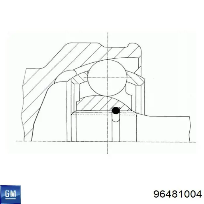 Граната колесная General Motors 96481004 цена, от 33.81 USD