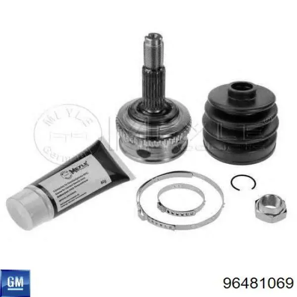 96481069 General Motors Полуось передняя левая