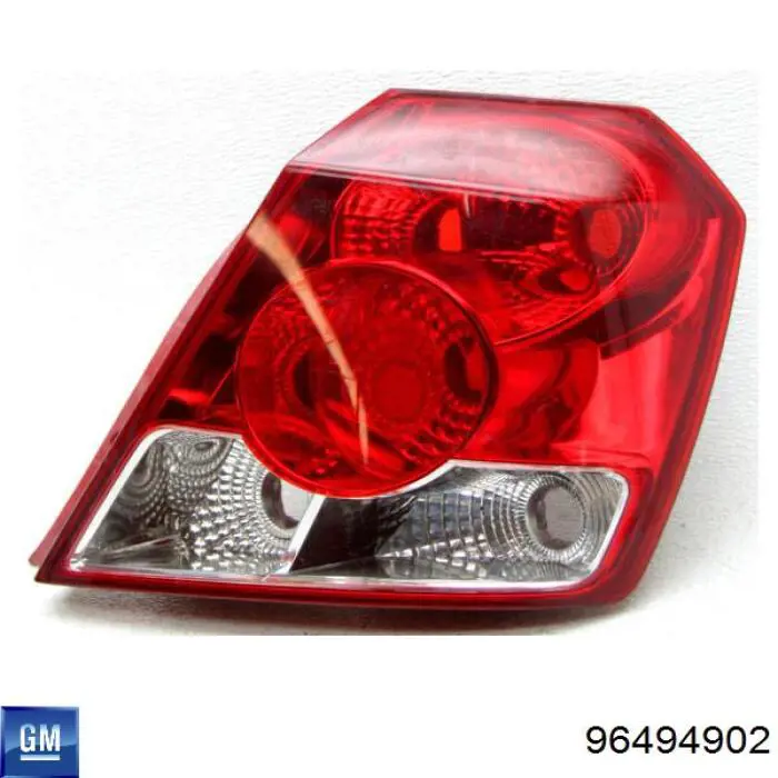 Фонарь задний правый General Motors 96494902 цена, от 27.92 USD