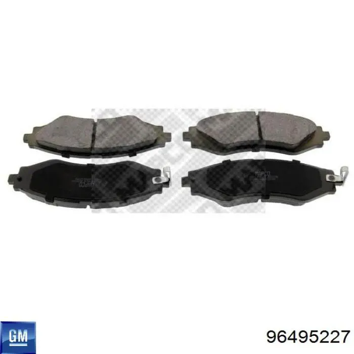 Купить 96495227 General Motors Колодки тормозные