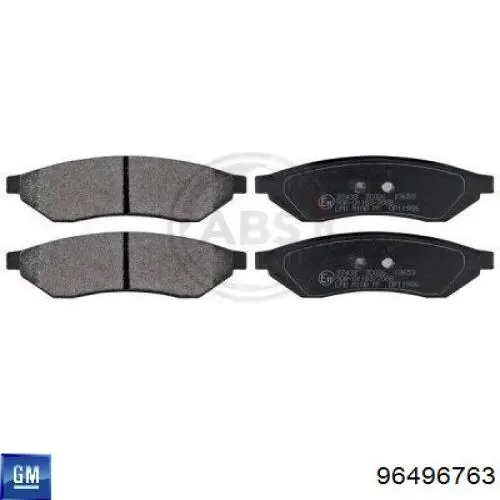 Колодки дисковые  General Motors 96496763 цена, от 15.94 USD