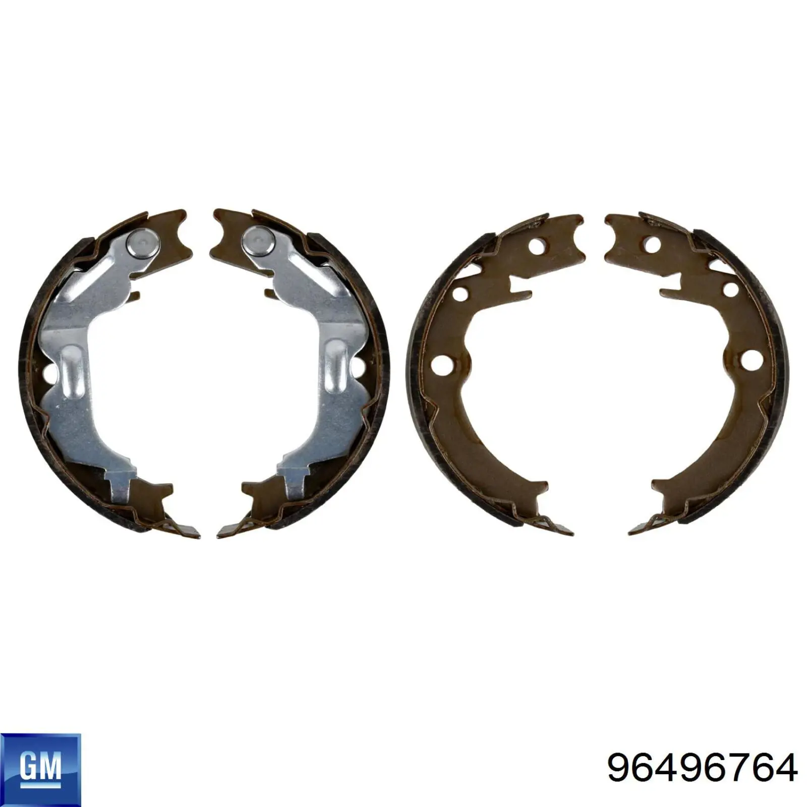 Тормозные колодки стояночного тормоза General Motors 96496764 цена, от 22.88 USD
