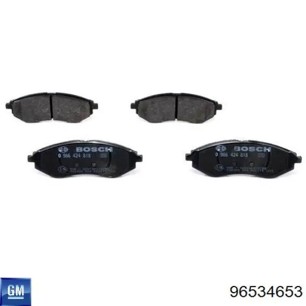 Колодки General Motors 96534653 цена, от 15.14 USD